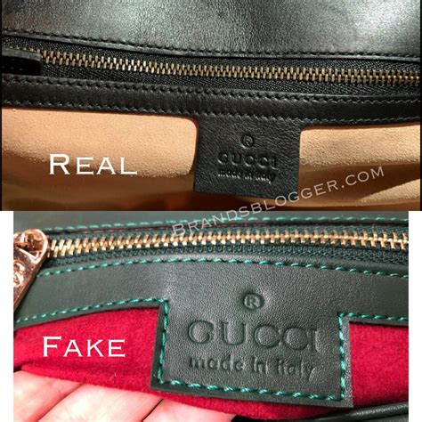 how can you tell fake gucci bag|identify real gucci bag.